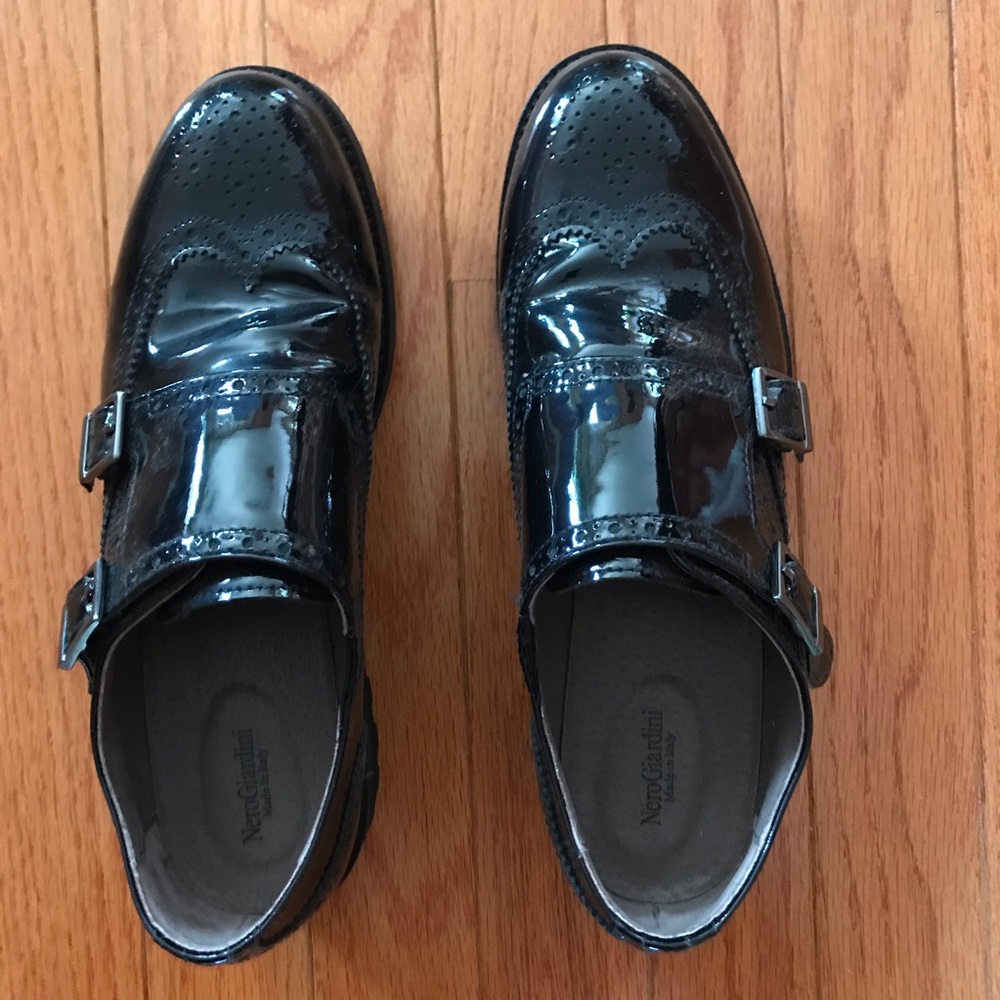 Italian Patent Leather Double Strap Loafer